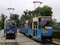 Konstal 105Na #2346 + #2345 i Konstal 105Na #2539 + #2540