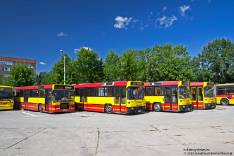 Volvo B10MA #8015, Jelcz M180 #8006, Jelcz M180 #8003 i Jelcz M180 #8002