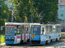 Konstal 105NaWr #2286 + #2287 i Konstal 105Na #2282 + #2283