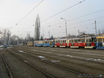 Konstal N #G-084 (ex. #1402), Konstal 102N #2002 (ex. #2109, #2110) i Konstal 102Na #2001