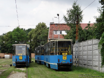 Konstal 105Na #2356 + #2355 i Konstal 105Na #2354 + #2353